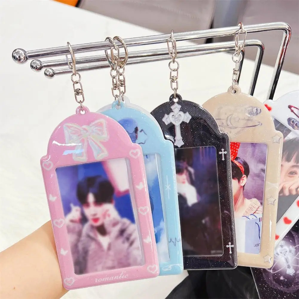 

Photo Album Pvc Transparent Photo Holder Idol Photo Postcard Protector Cards Protector Photo Photo Sleeve Sleeves Clear Y5n9