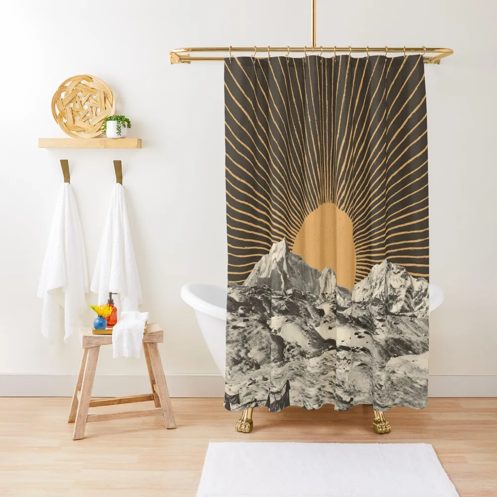 6 шт. занавески для душа Mountainscape