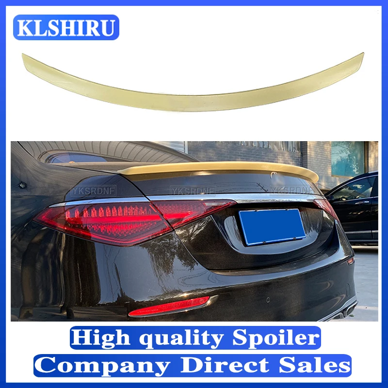 

Для Mercedes-Benz new S-class W223 S480 S500 S680 2021 2022 высококачественный спойлер из АБС-пластика для багажника высокого качества