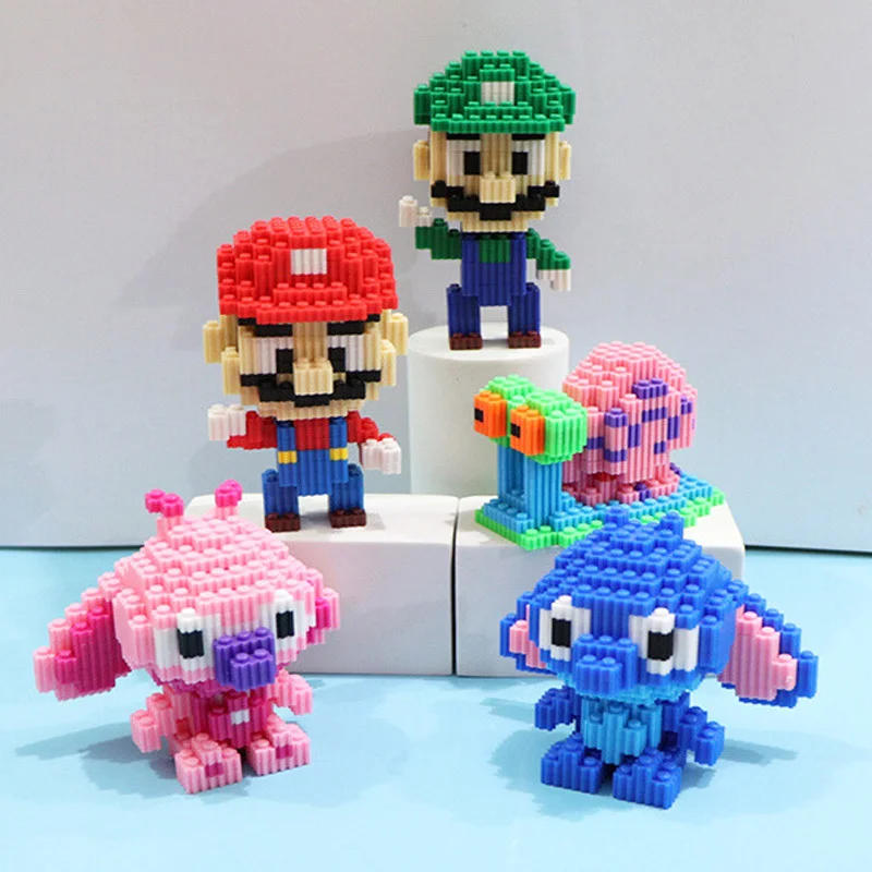 3D пиксельный пазл игрушки мелкие детали для сборки строительные блоки