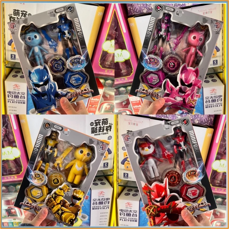 Фото НОВЫЙ оригинальный волчок Mini Force Pull-String - боевая игрушка Max & Lucy для мальчиков |   Детская подарочная модель игрушки Gfit для фанатов №4