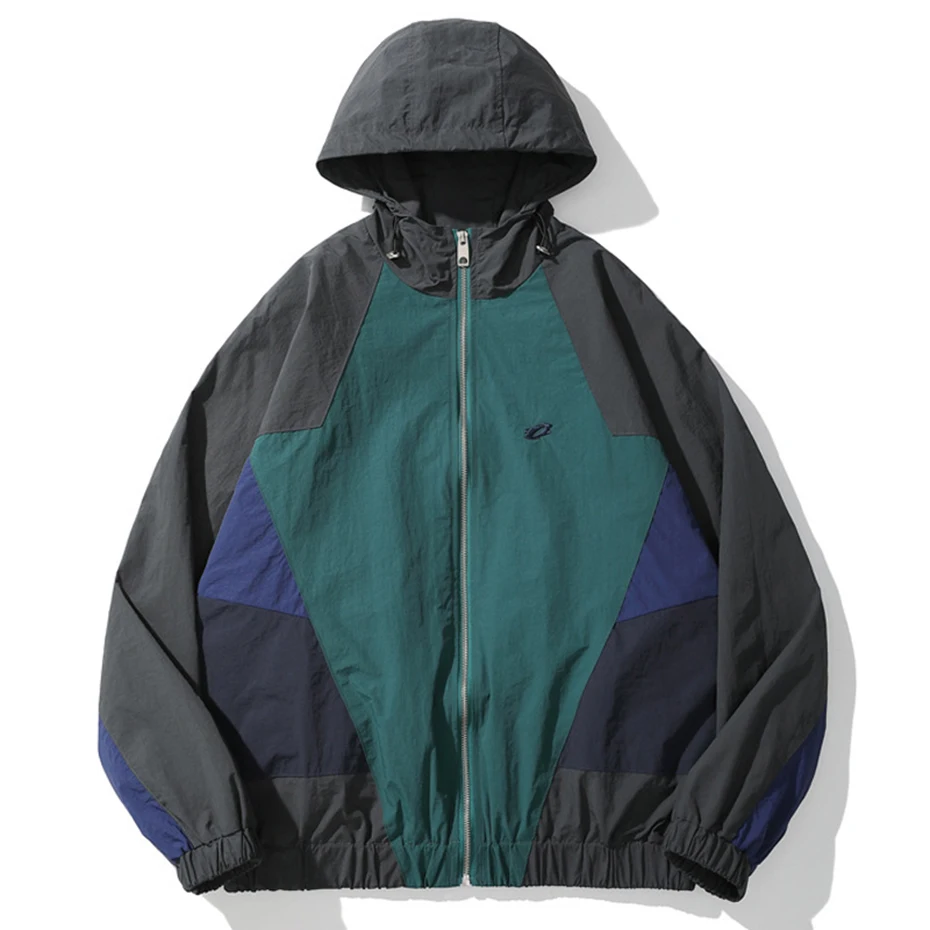 Мужская черная куртка оверсайз с капюшоном из искусственной кожи размеры S-XXXL