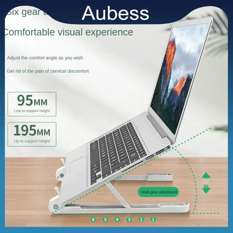 

Stable Laptop Holder Durable Multifunctional Computer Cooling Holder Portable Adjustable Computer Accessories Pbt Mixed Bracket