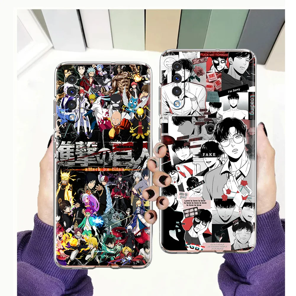 

Anime Comic Collection Phone Case For Samsung Galaxy A12 A02 A03S A50 A70 A10 A20 A20S A30 A40 Luxury Transparent Soft Shell TPU