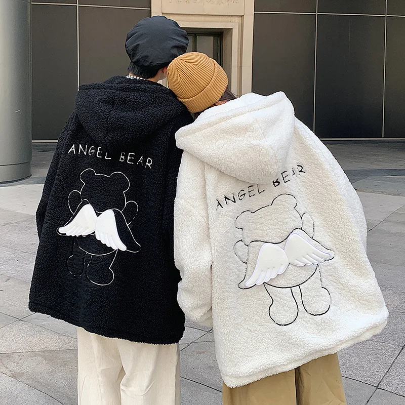 EOENKKY/2022 Winter Men Hooded Parka Oversized Warm Thicken Casual Coats Harajuku Streetwear Male Padded Jackets M-3XL