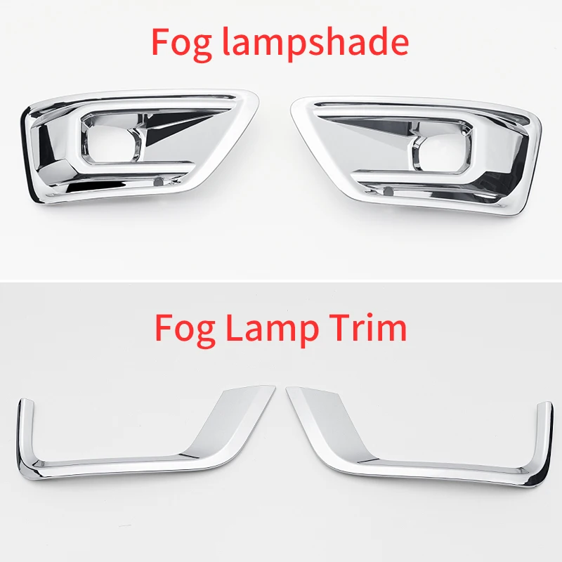 Фото Для Toyota Land Cruiser 300 LC300 FJ300 J300 2021-2024: хромированные накладки на противотуманные фары, аксессуары для внешнего тюнинга, модификация кузова. №3