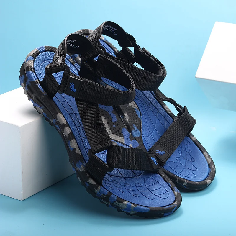 

New Summer Men's Sandals Summer Sport Comfortable Flat Beach Fashion Slippers Outdoor Walking Non-slip Casual Flip Flop