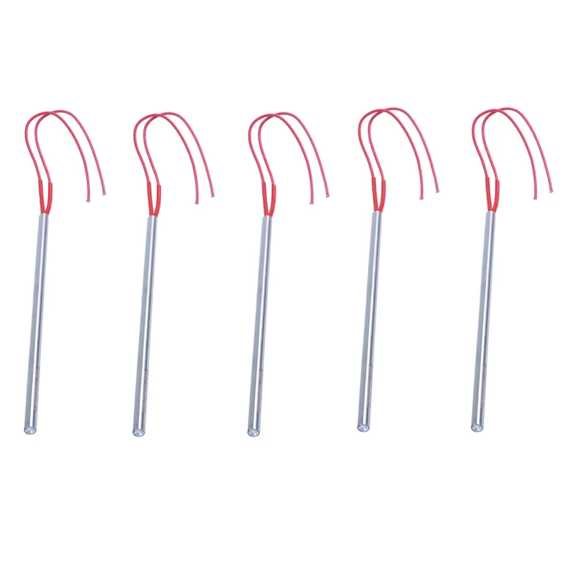 

5Pcs 10Mm X 270Mm Single End Heating Elements Cartridge Heater 220V 600W