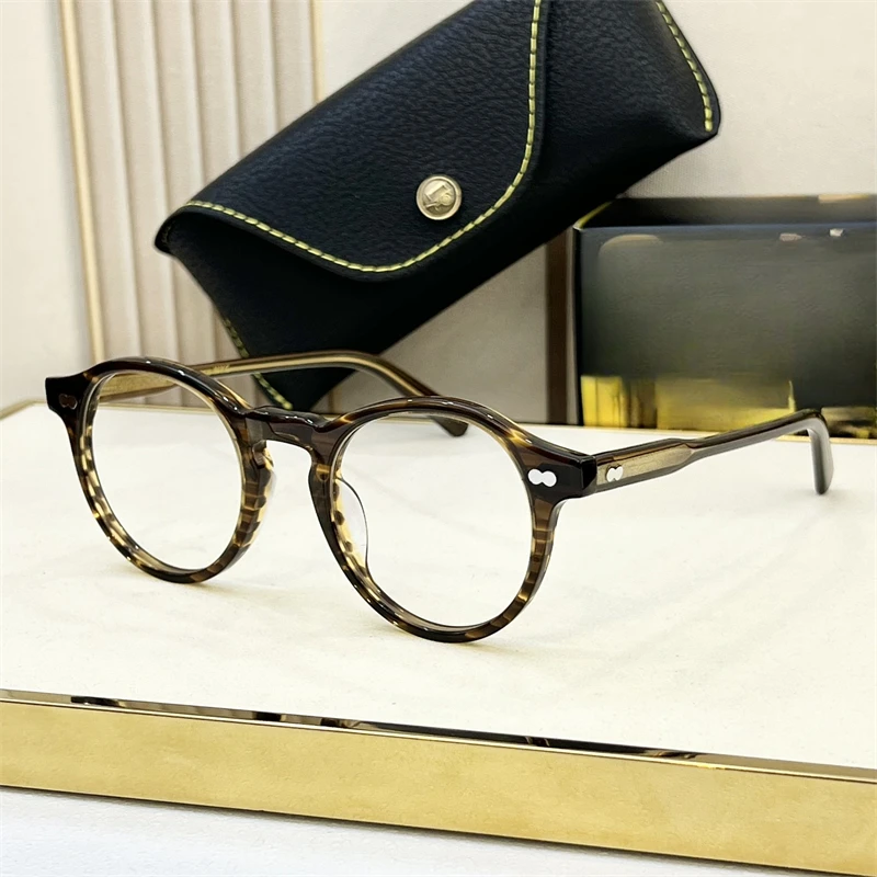 Miltzen Lemtosh круглые женские и мужские очки в оправе ретро по рецепту компьютерная