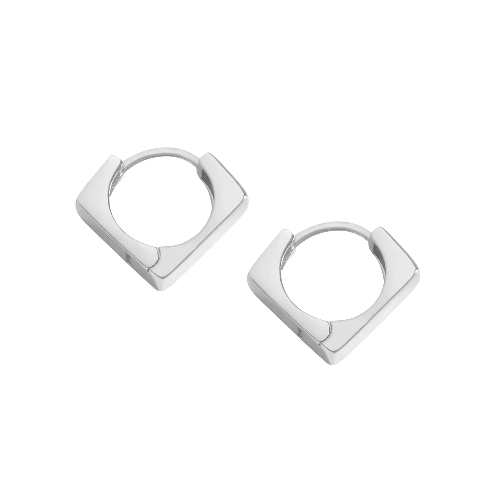 Маленькие и роскошные дизайнерские персонализированные универсальные золотые и серебряные минималистичные серьги 925 пробы серебряные женские серьги