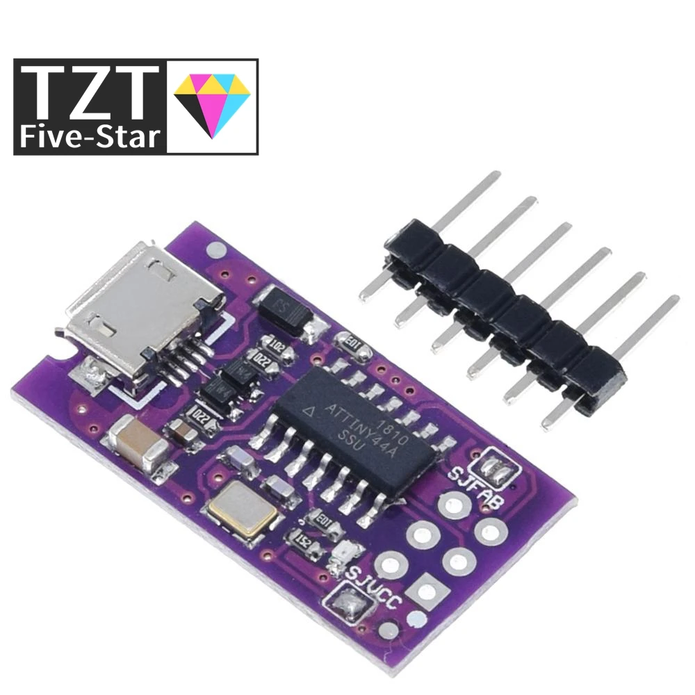 Micro USB Tiny AVR ISP ATtiny44 ATTiny45 ATTiny85 USBTinyISP модуль программатора для IDE загрузчика