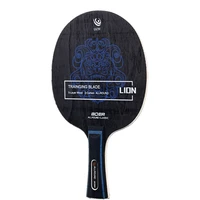 1pc ping pong racket short long handle carbon fiberaryl group fiber 7 ply table tennis blade for beginner and advanced players