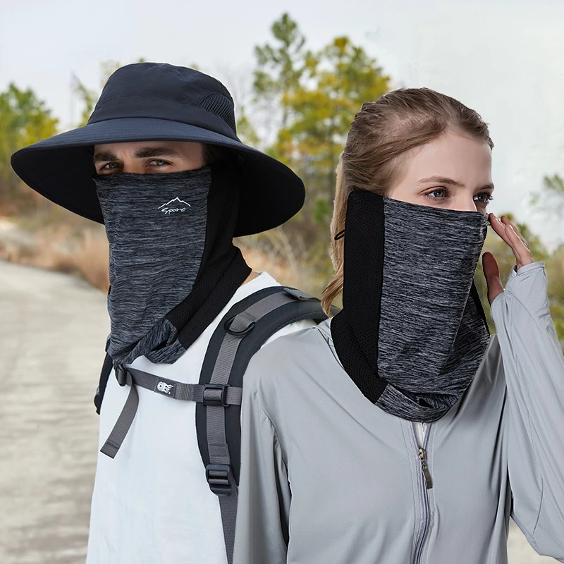 

Summer Sun Protection Face Mask Breathable Neck Curtain Quick-drying Face Mask Outdoor Neck Protection Unisex Cycling Scarf