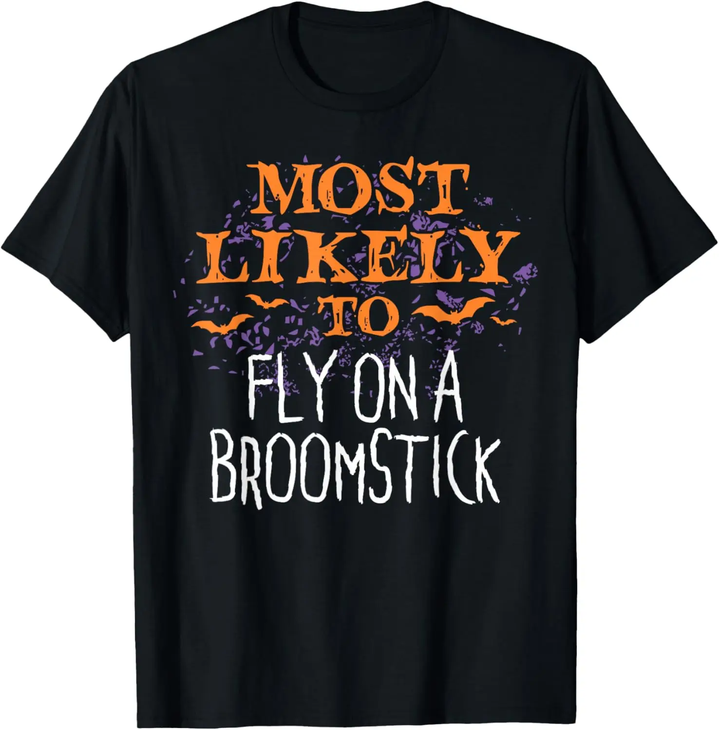 Футболка Самая спокойствие на Хэллоуин Fly On A Broomstick в тон