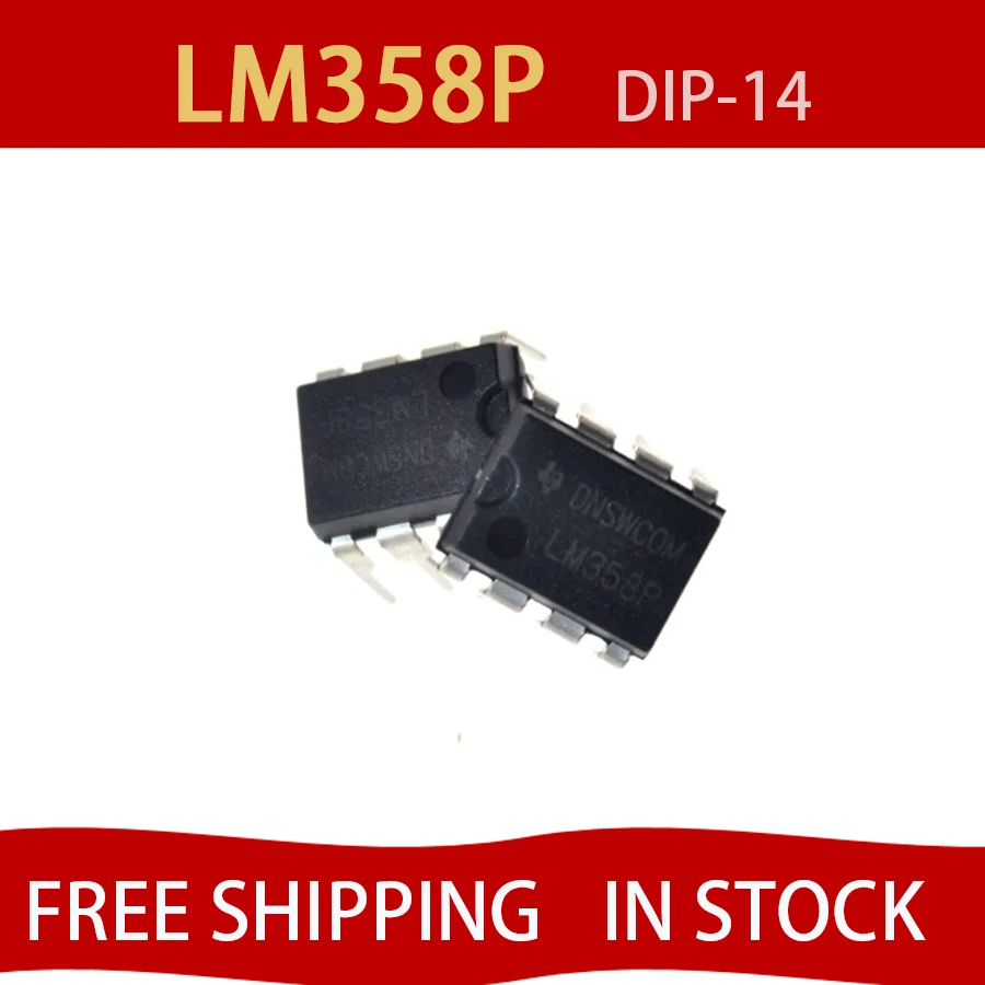 

10PCS LM358N DIP8 LM358P DIP LM358 DIP-8 new and original IC Chipset