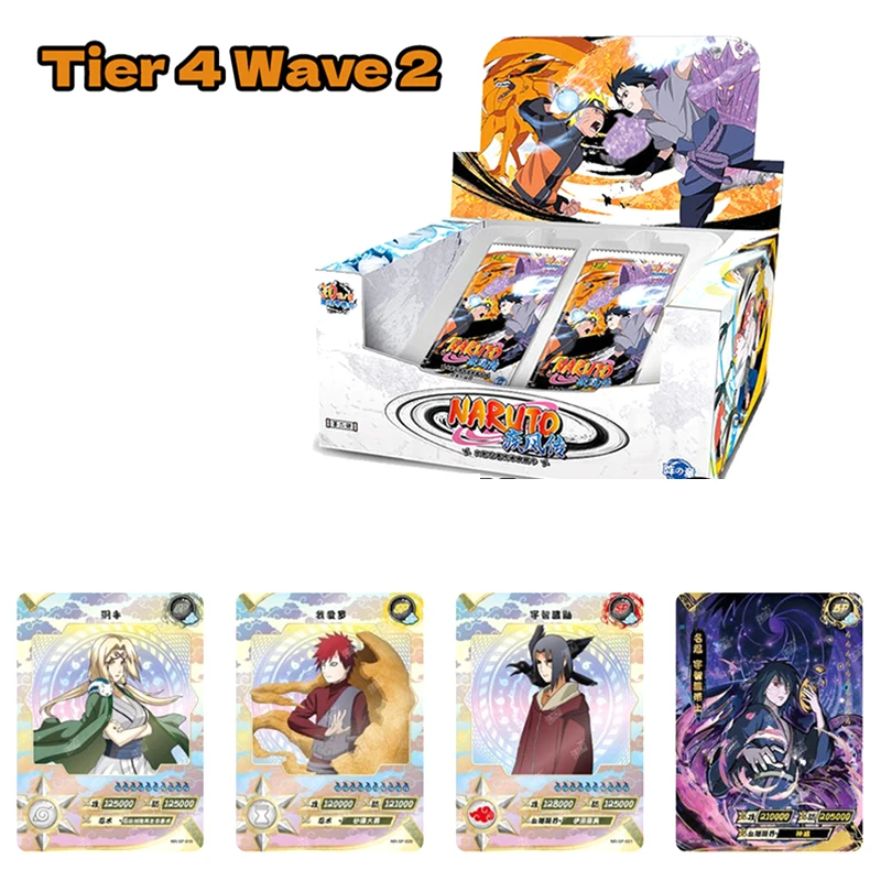 

Kayou Naruto Card Tire 4 Wave 2 Array Chapter Bp SP Rare Card Anime Character Collection Card Children Toy Gift For Christmas