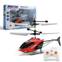 2ch remote control aircraft induction suspension helicopter fall resistant charging light aircraft