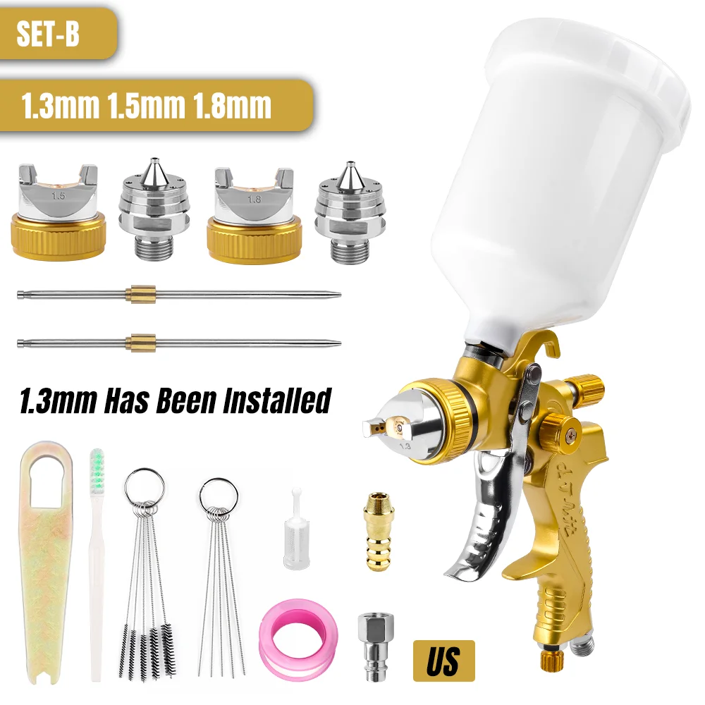 

Пневматический краскопульт DECWLS HVLP 1.3/1.5/1.8 мм