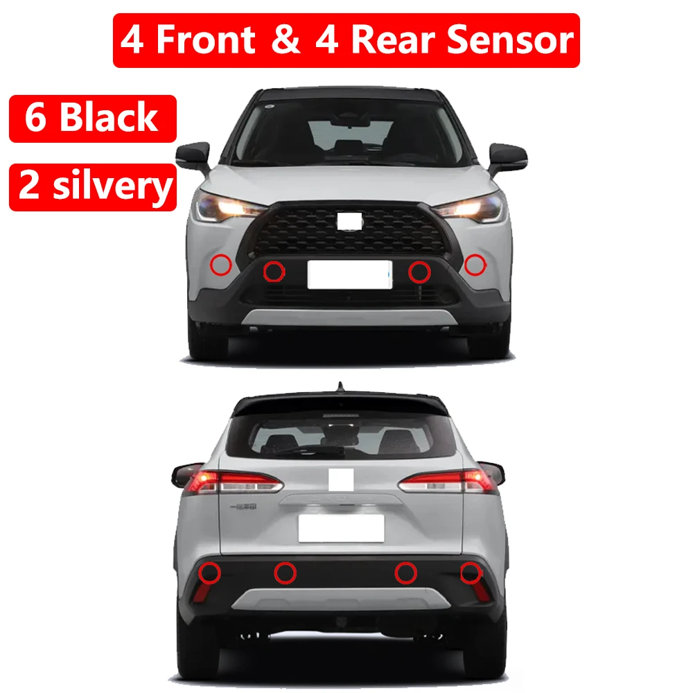 

ZhuCamX для Toyota Corolla Cross XG10 2023 ~ 2025 датчик парковки автомобиля спереди и сзади система заднего хода AID система plug & play