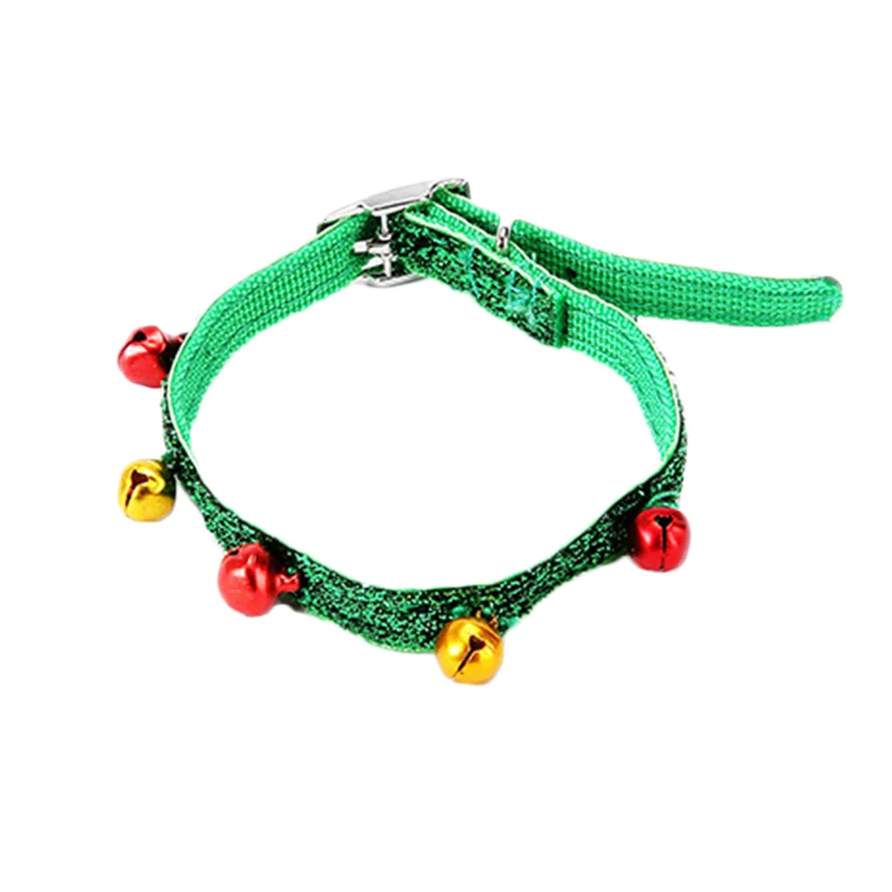 

Collar Accessories Collars Bell Costume Bells Adjustable Dog Petnecklace Kitten Small Cat Christmas Greendogs Cute Puppysupplies