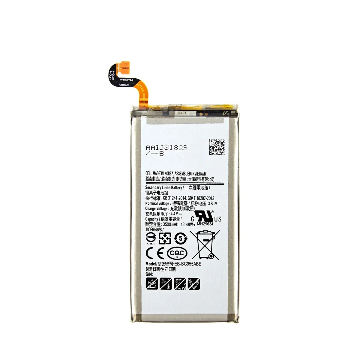 Фото Аккумулятор для телефона 3500 мАч EB-BG955ABA EB-BG955ABE для Samsung S8 Plus серии G955 + инструменты для установки №2