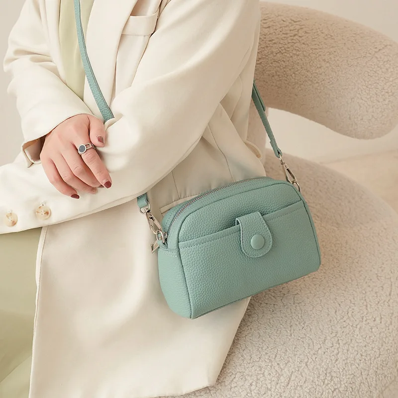 Korean Version Small Bag Women's Fashion Cross Body Bag 2023 New Simple Small Square Bags Versatile Trend Shoulder Bag