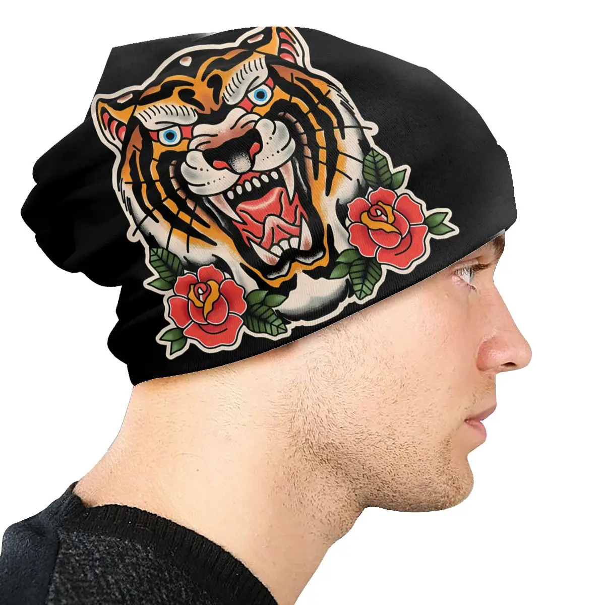 Шапки облегающие шапки уличные традиционная тигра специальные женские и мужские