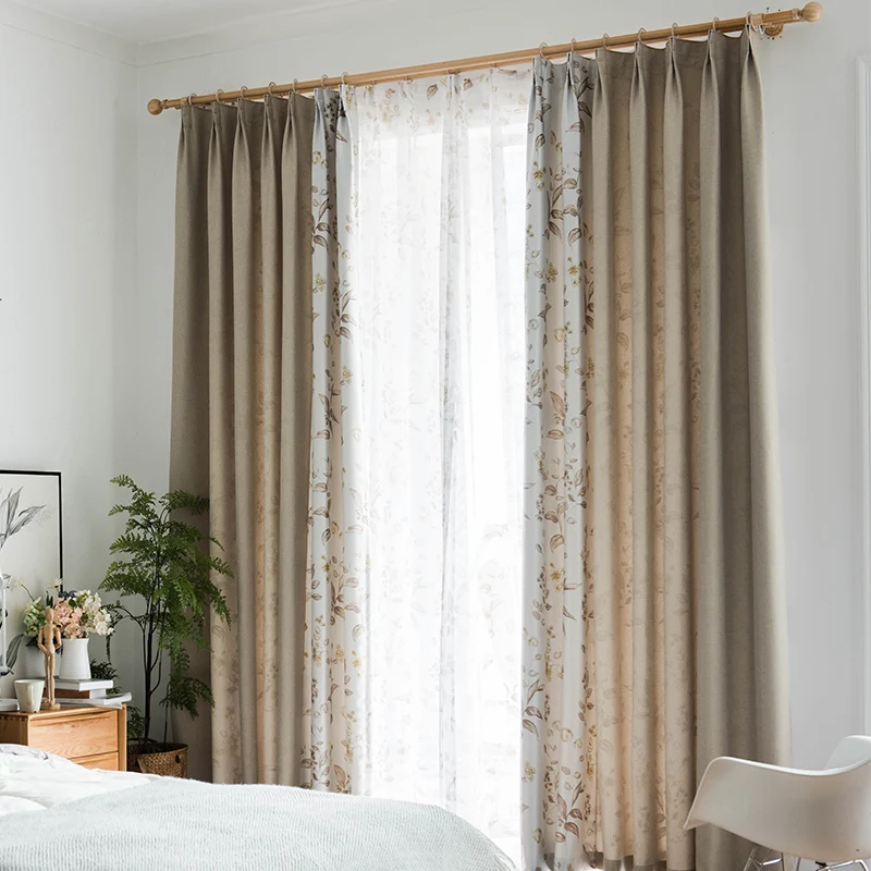 

Светонепроницаемые тканевые шторы для гостиной, столовой, спальни, современные скандинавские шторы на дверь, новая современная ткань для к...