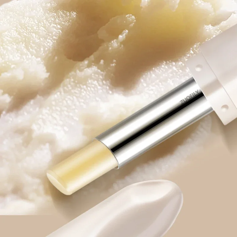 Стойкий натуральный бальзам для губ с фруктовым вкусом увлажняющий и не жирный