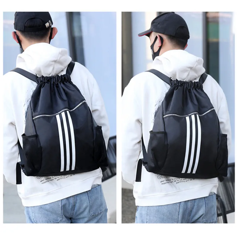 Спортивные сумки для тренажерного зала женская сумка на шнурке баскетбола