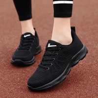 new casual sport shoes running sneakers plus size flying woven womens casual shoes breathable casual sneakers walking shoes