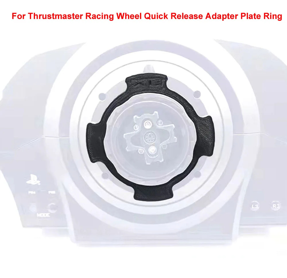 

For Thrustmaster Racing Wheel Quick Release Adapter Plate Ring Change Mod T300, TX, TS-PC Racer, TS-XW