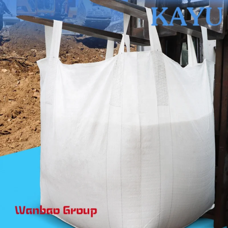 Factory Sell Pp Big Bag 100% pp woven ton bag 1000 kg Custom Packing Big/sand bug