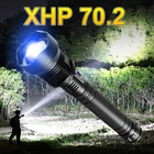 250000 лм XHP70.2 самый мощный светодиодный фонарик xhp70 usb Тактический светильник-вспышка s xhp50 перезаряжаемый светильник-вспышка 18650 26650Super flashlight, one year warranty