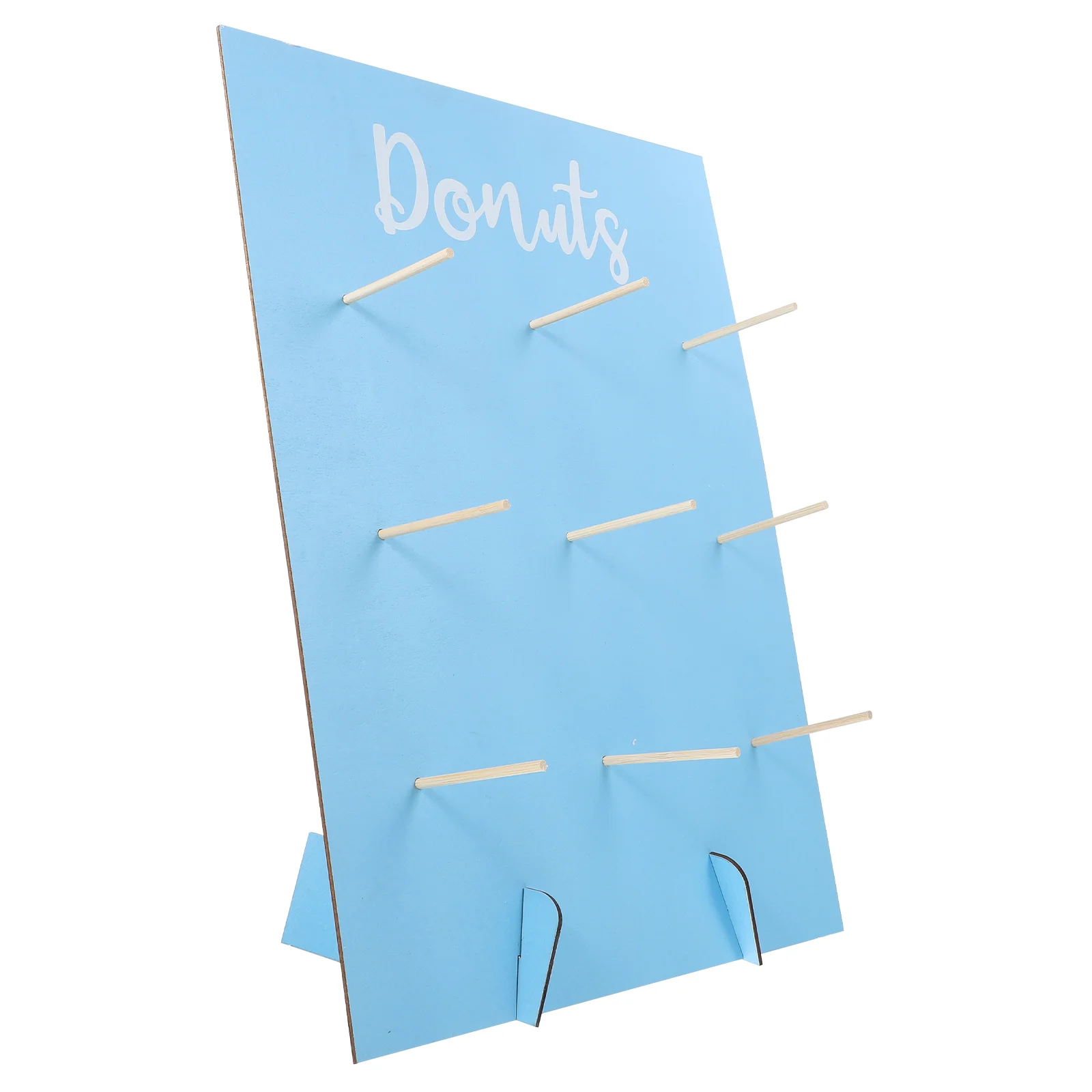 

Donut Stand Party Holder Display Cake Board Decor Wood Decorations Birthday Wedding Up Grow Favors Centerpieces Treats Pegboard