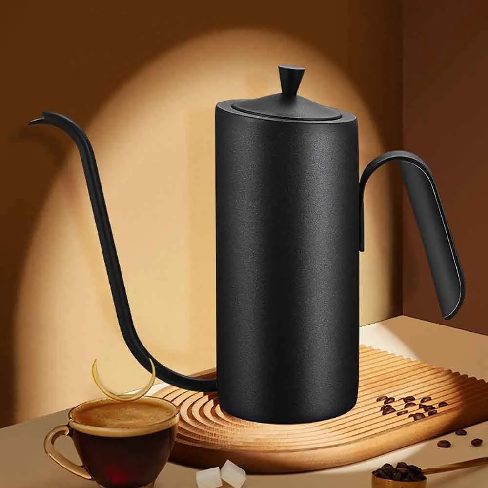 

AnneFish Pour Over Coffee Kettle, 700ML Coffee Kettle, Stainless Steel Long Narrow Drip Spout Coffee Tea Pot for Home Office