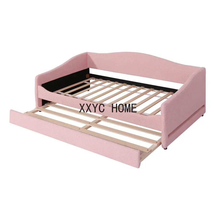 Двухместная детская кроватка флисовая двухместная мягкая двойного размера с