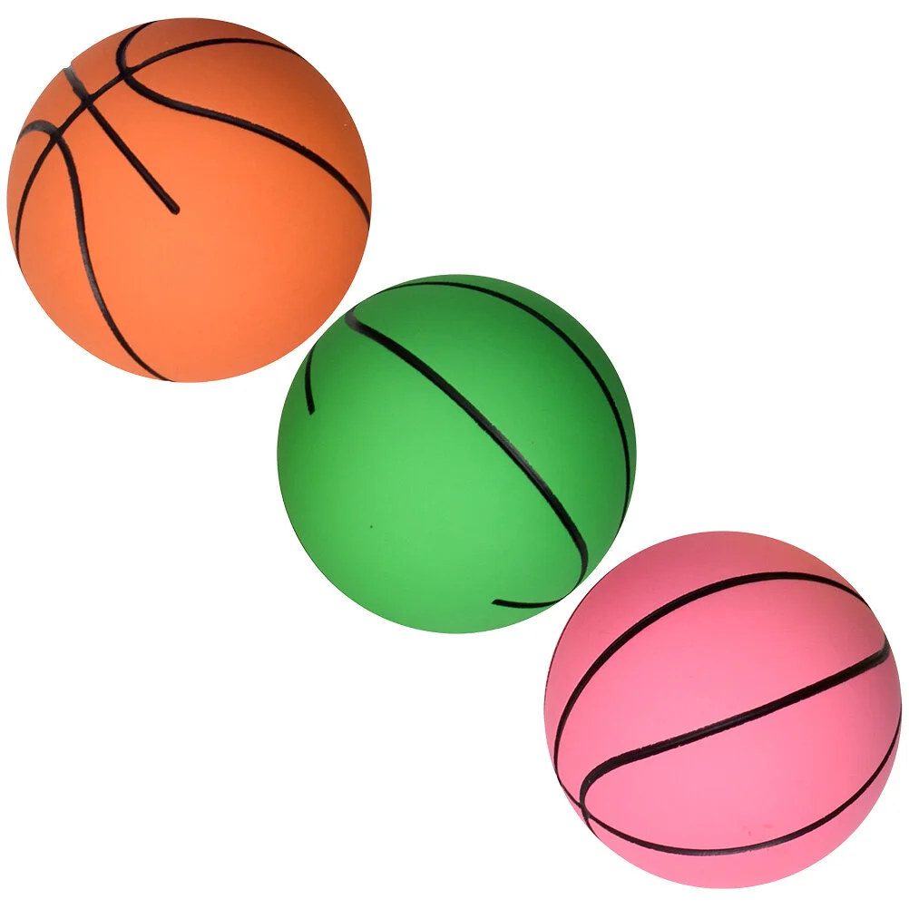 

3 Pcs Kids Bouncy Ball Gift Game Bounce Balls Decompression Jumping Toy Anti-stress Rubber Playing Student