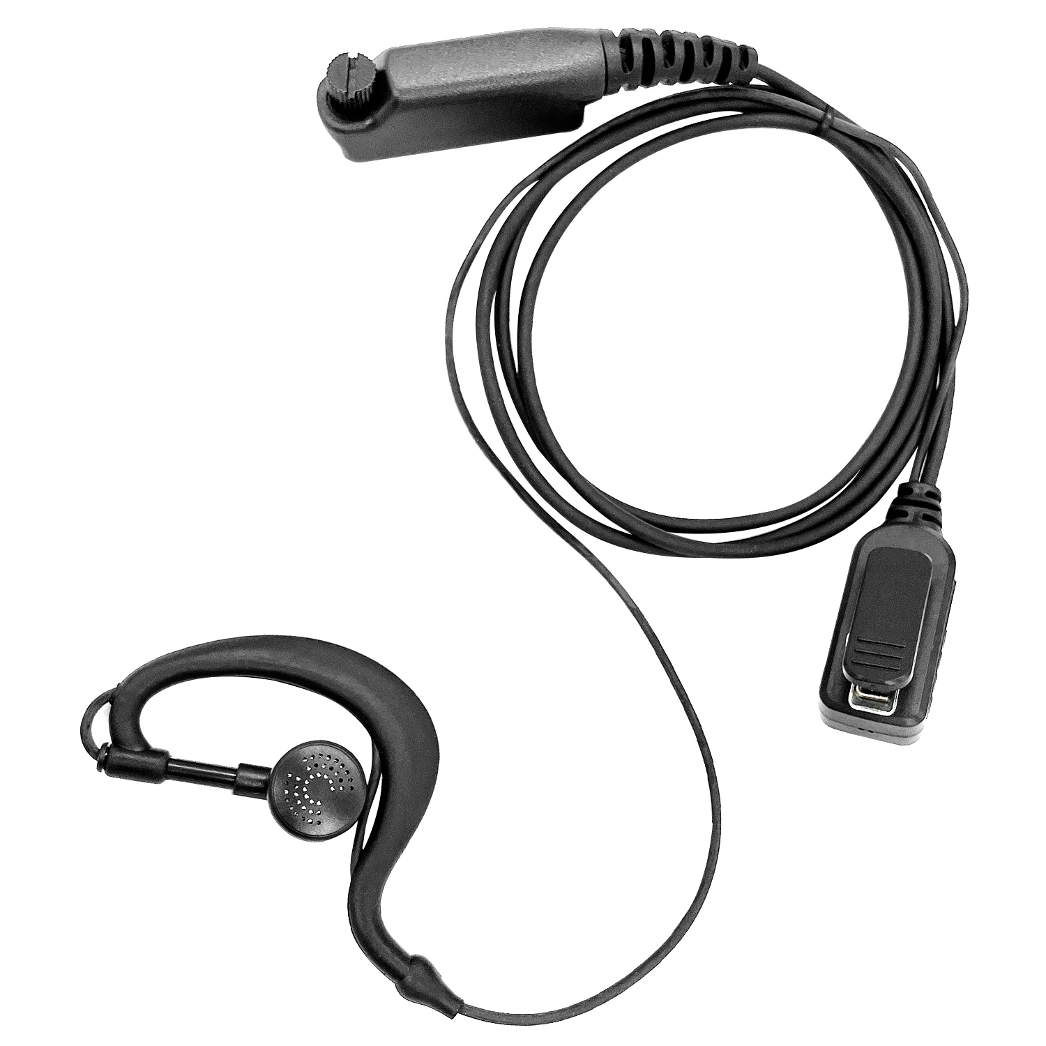 STP9000 Radio Earpiece, G Shape Headset with Mic and PTT for Sepura STP8000 STP8030 STP8035 STP8038 Walkie Talkie Headphone