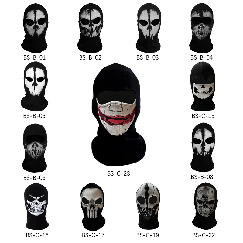 

Маска на Хэллоуин, призрак, мужские шапки, шарф, фильмы из фильмов ужасов, скелет, костюм для фестиваля, вечеринки, маска на все лицо, головной...