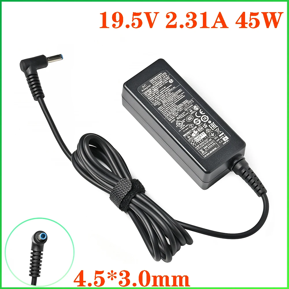 19.5V 2.31A 4.5*3.0mm 45W Laptop AC Power Adapter Charger For HP Stream X360 11 13 14 Searies 741727-001 740015-001 Tpn-Q155