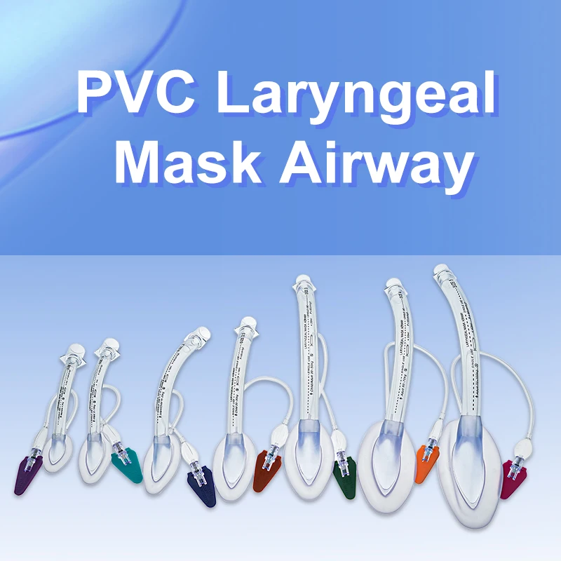 1 шт. одноразовая ларингеальная маска KranVer из ПВХ стерильная дыхательная