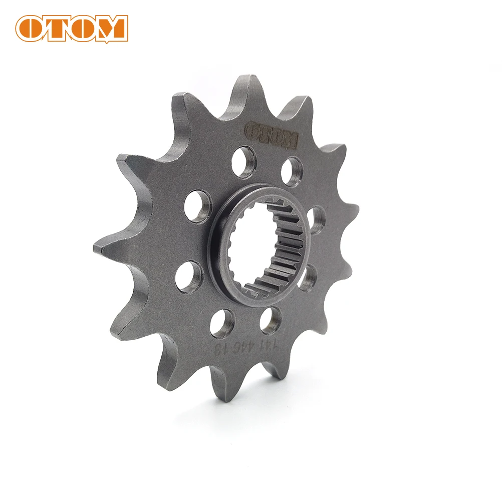 Передняя Звездочка цепи OTOM 13T, запчасти для мотоциклов и велосипедов-внедорожников, эксклюзивная кованая маленькая Звездочка для KAWASAKI KX250F KX250X Enduro 2023