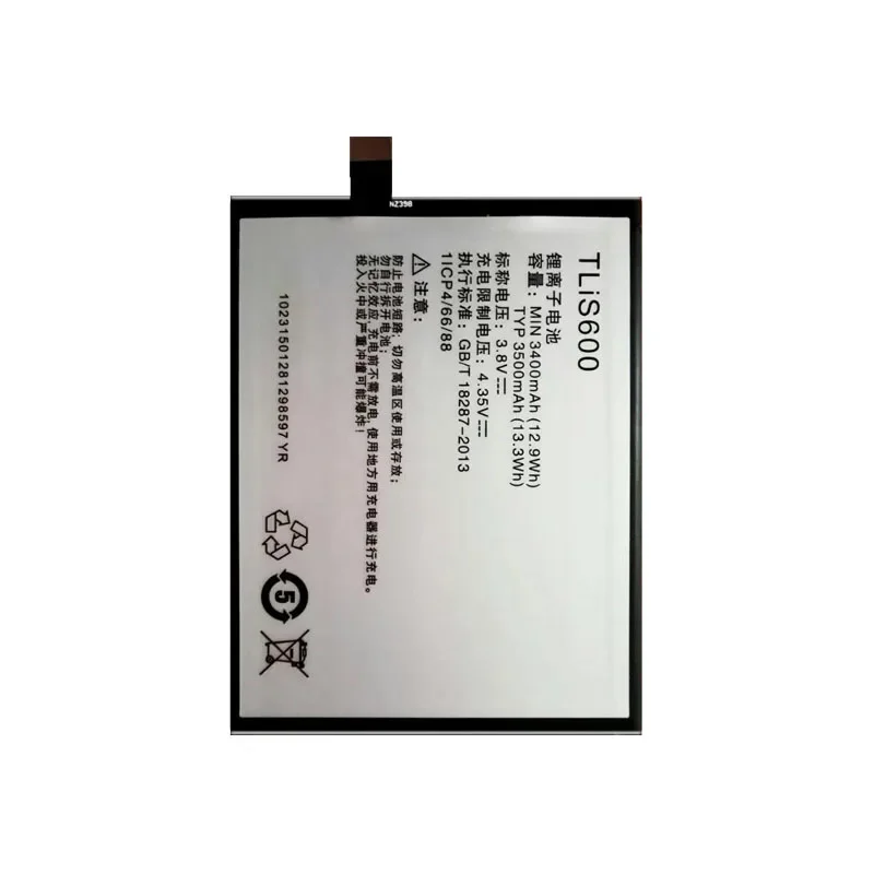 Сменный аккумулятор TliS600 3500 мАч для TCL 3N I718M M2U M2L M2M S720T S720 P728M S725T S750T