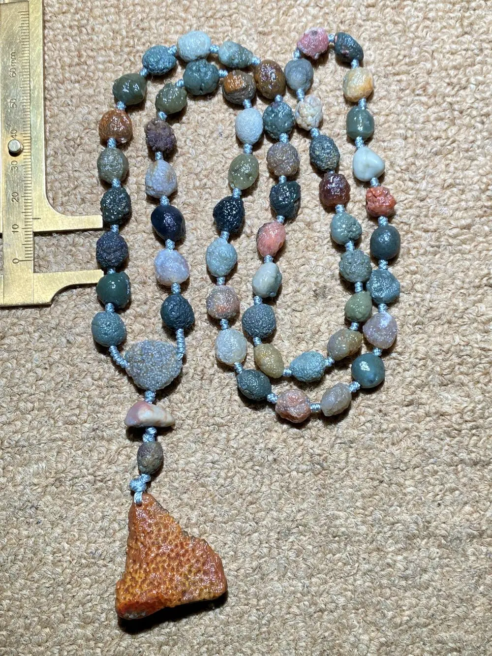 1 шт./Лот Черный Гора Агат шероховатый камень браслет ожерелье коллекционные