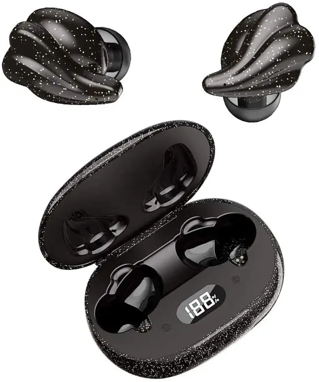 Беспроводные Bluetooth-наушники-вкладыши с защитой класса IPX6 и ЖК-дисплесветодиодный