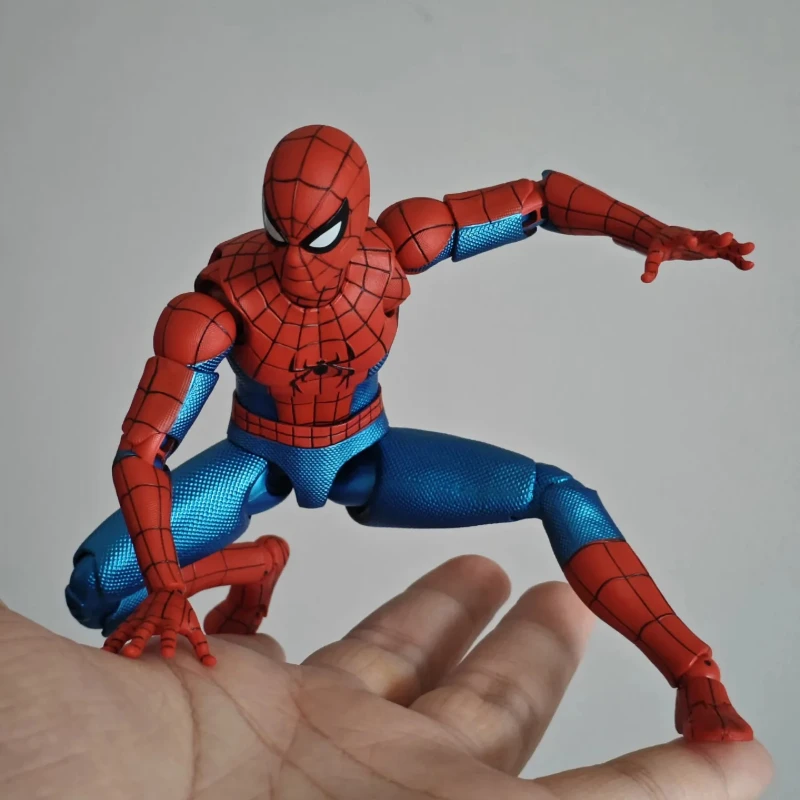 Фото BLOKEES Spider-Man: Новая серия Day Series, коллекционная подвижная фигурка, модель-конструктор, игрушка, украшение, подарок для мужчин, рождественский подарок №4