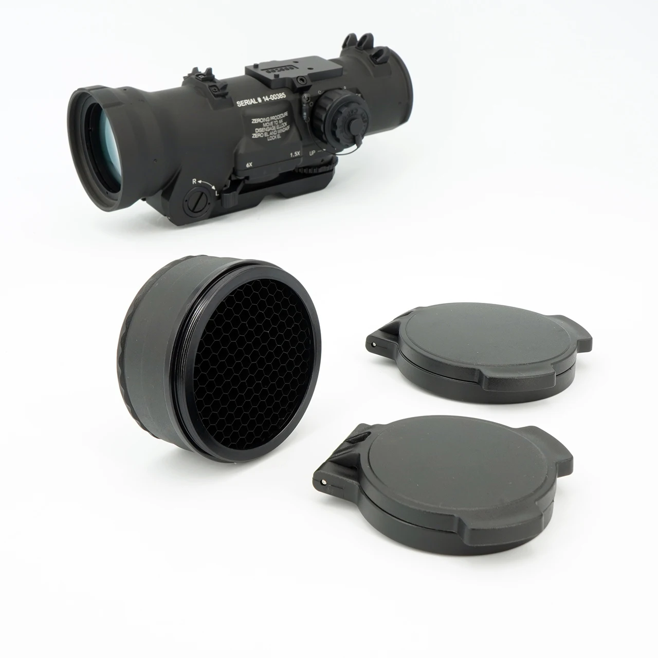 Anti-Reflection Device Killflash With Lens Flip Cover Set For DR 1.5-6x Kill flash Riflescope Dual Role Optical