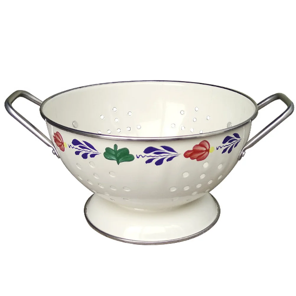 

Rust-proof European-style Sturdy Decorative Fruit Serving Plate Drain Design Fruit Dish for Household