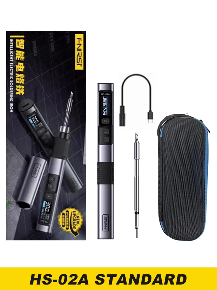 

FNIRSI HS-02 Паяльник с цветным экраном